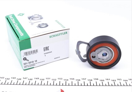 Фото 2 - Натяжной ролик ремня ГРМ INA 531 0318 10