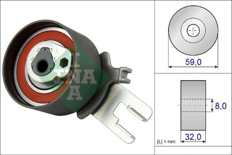 Шків натяжний - INA 531 0859 10