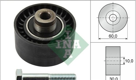 Паразитный / Ведущий ролик, зубчатый ремень - INA 532 0020 10