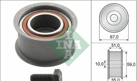 Паразитный / Ведущий ролик, зубчатый ремень - INA 532 0159 10