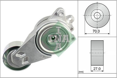 Натяжная планка, поликлиновой ремень - (11955JD21A, 11955EN200, 11955JD20A) INA 534 0408 10