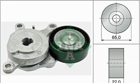 Натяжной ролик ремня генератора Mercedes A-class (W176 W177) 12- M260.920 - (a2702000370, 2702000370, A2702000070) INA 534 0575 10