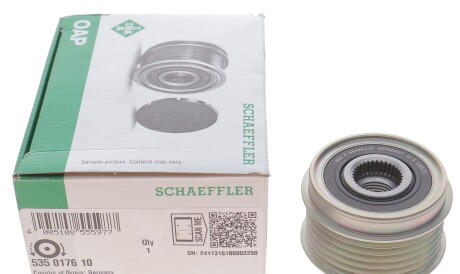 Фото 2 - Шкив генератора INA 535 0176 10 (535017610)