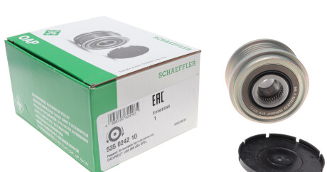 Фото 2 - Шкив генератора INA 535 0242 10 (535024210)