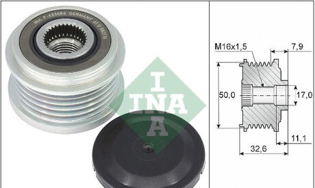 Шкив генератора - INA 535 0359 10
