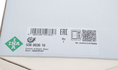 Фото 3 - Водяний насос INA 538 0036 10 (538003610)