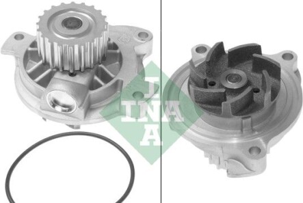 Водяной насос помпа Volkswagen T4 LT Crafter 2.4D 2.5TDI 90-05 13 Audi 100 A6 2.4D 2.5TDI - (038109244B, 038109244C, 038109244H) INA 538 0045 10