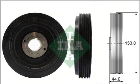 Фото 5 - Шкив коленвала / Демфер INA 544 0042 10 (544004210)