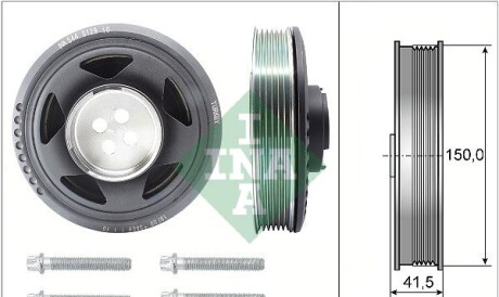 Шкив коленвала - INA 544 0129 20