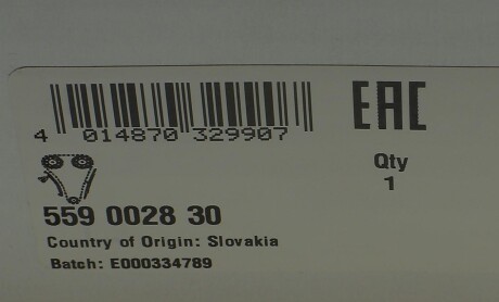 Фото 20 - Цепь ГРМ INA 559 0028 30 (559002830)