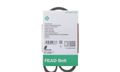 Фото 2 - Ремень приводной INA FB 4PK790 (FB4PK790)