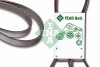 Ремінь генератора Nissan Primera 1.6 16V 94-01/Mitsubishi Colt 1.5 05-12 (4PK805) - (117202F000, 117202F005, 1172053Y00) INA FB4PK805 (фото 1)