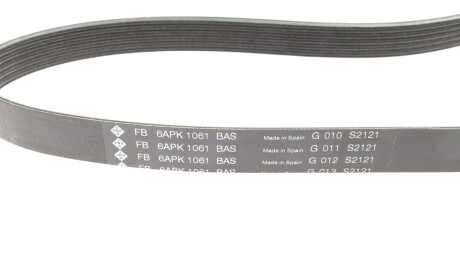Фото 2 - Ремінь приводний INA FB 6APK1061 (FB6APK1061)