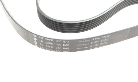 Фото 2 - Ремінь приводний INA FB 6APK1080 (FB6APK1080)