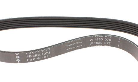 Фото 3 - Ремень приводной INA FB 6PK1073 (FB6PK1073)