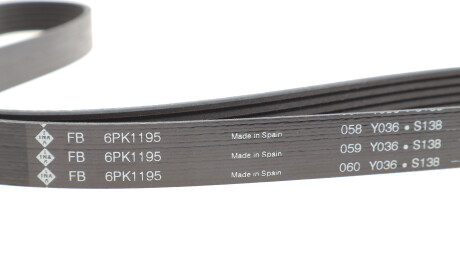 Фото 4 - Ремень приводной INA FB 6PK1195 (FB6PK1195)