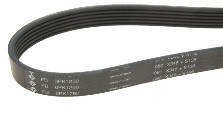 Фото 3 - Ремінь приводний INA FB 6PK1250 (FB6PK1250)