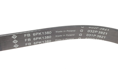 Фото 2 - Ремінь приводний INA FB 6PK1380 (FB6PK1380)