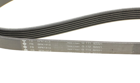 Фото 3 - Ремінь приводний INA FB 6PK1413 (FB6PK1413)