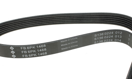 Фото 3 - Ремінь приводний INA FB 6PK1468 (FB6PK1468)