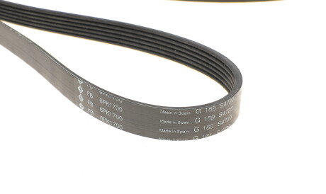 Фото 2 - Ремінь приводний INA FB 6PK1700 (FB6PK1700)