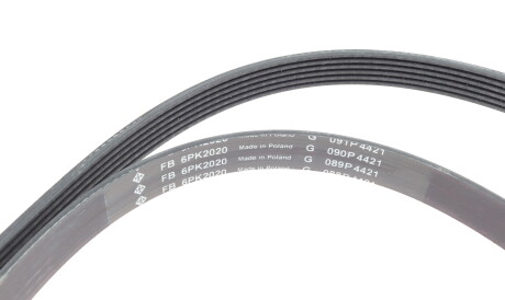 Фото 2 - Ремінь приводний INA FB 6PK2020 (FB6PK2020)