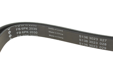 Фото 2 - Ремінь приводний INA FB 6PK2030 (FB6PK2030)