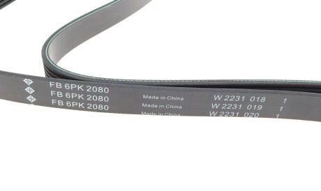 Фото 2 - Ремень приводной INA FB 6PK2080 (FB6PK2080)