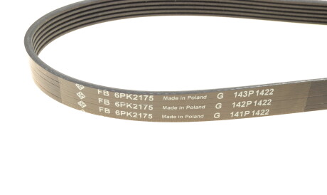 Фото 2 - Ремінь приводний INA FB 6PK2175 (FB6PK2175)