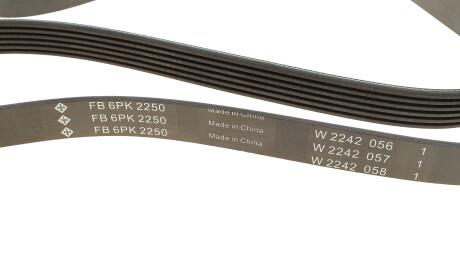 Фото 2 - Ремінь приводний INA FB 6PK2250 (FB6PK2250)