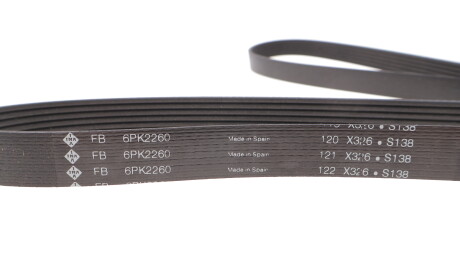 Фото 4 - Ремінь приводний INA FB 6PK2260 (FB6PK2260)