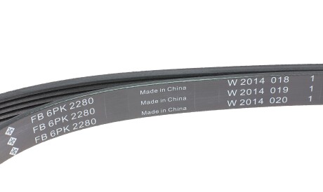 Фото 3 - Ремень приводной INA FB 6PK2280 (FB6PK2280)
