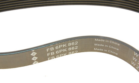 Фото 3 - Ремень приводной INA FB 6PK862 (FB6PK862)