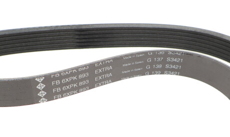 Фото 2 - Ремінь приводний INA FB 6XPK893 (FB6XPK893)