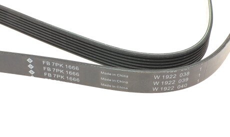 Фото 3 - Ремінь приводний INA FB 7PK1666 (FB7PK1666)