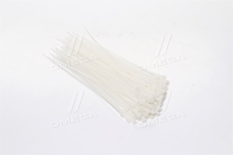 Хомут пластиковий 2,5x150мм, (100 шт/упак), білий - Intertool TC2515