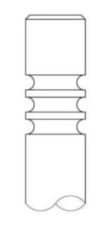 Клапан двигуна - (1320200QOA, 4431241, 7701476595) Intervalves 3490009