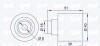 Паразитный / Ведущий ролик, зубчатый ремень - (038109244J, 038109244N, 1221491) IPD 15-0855 (фото 2)