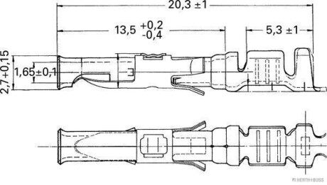 Фото 2 - Автозапчасть JAKOPARTS 50251830