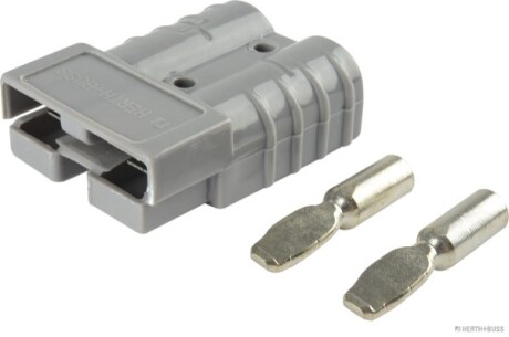 Електричний роз’єм (6-13мм², затиснутий, кількість контактів: 2, форма штекера: прямокутний, 50А, напруга до 600В, акумуляторна для зарядки, 49мм x 16мм x 35мм) - JAKOPARTS 50390580