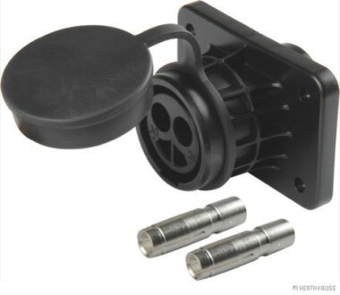 Розетка, кількість штифтів/кількість активних штифтів 2, 24В, 168/305А - JAKOPARTS 51305750