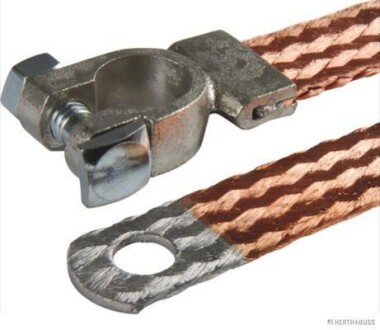 Кабель маси Мідь, діаметр вушка: 10,5мм, переріз жили 21,2мм², відстань між монтажними отворами: 250мм - JAKOPARTS 52287025