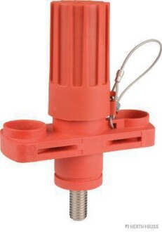 Конектори дротів (ціна за 1 шт, роз'єм "+" для зовнішнього запуску, кількість контактів: 1, діаметр: 8,4мм, M10) - JAKOPARTS 52289030