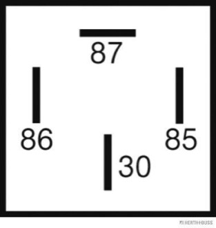 Фото 2 - Релійний елемент (реле) JAKOPARTS 75613129