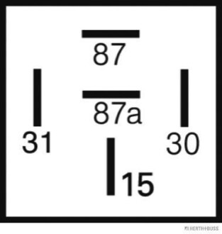 Фото 2 - Релійний елемент (реле) JAKOPARTS 75614197