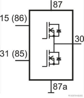 Фото 3 - Реле JAKOPARTS 75614202