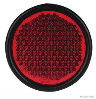 Світловідбивач Круглий (червоний, до гвинта, діаметр: 90мм) - JAKOPARTS 78623016