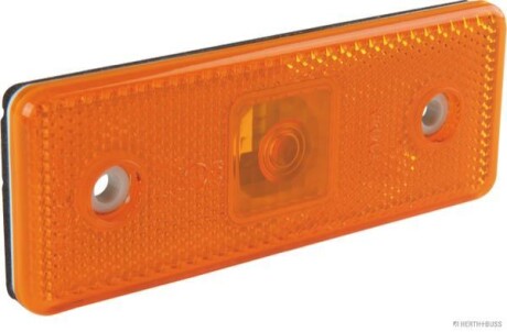 Габаритні ліхтарі Лів/Прав, жовтий, W3W, висота 41мм ширина 110мм глибина 7,5/35,2/110мм, кріплення вертикальне, 12/24В - ((A0005446911, A0005445011)) JAKOPARTS 82710189