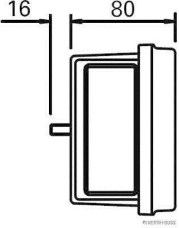 Фото 6 - Задний фонарь JAKOPARTS 83830058