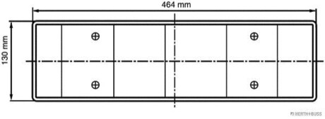 Фото 4 - Задний фонарь JAKOPARTS 83840527